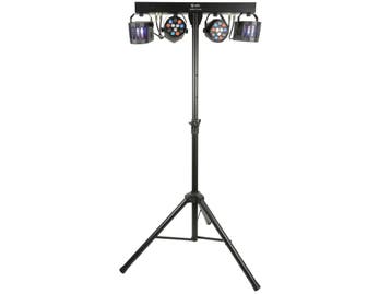 QTX LED FX Bar Derby Standaard, 2 RGBW Par Spots, 2 Derby, Muziek en Instrumenten, Licht en Laser, Verzenden, Nieuw, Overige typen
