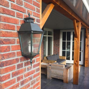 Buitenlamp Rijswijk Brons Buitenverlichting, Overige materialen, Verzenden, Wandlamp, Nieuw