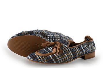 Jhay Loafers in maat 37 Blauw, Jhay, Overige typen, Zo goed als nieuw, Verzenden