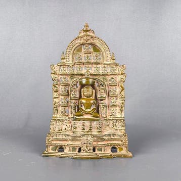 India - Jain Geel brons, koperlegering die waarschijnlijk