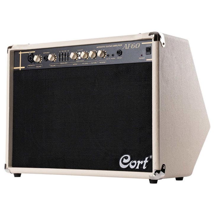 Cort AF60 60W Akoestische Gitaarversterker met 2x 8 inch, Muziek en Instrumenten, Versterkers | Bas en Gitaar, Nieuw, Ophalen of Verzenden