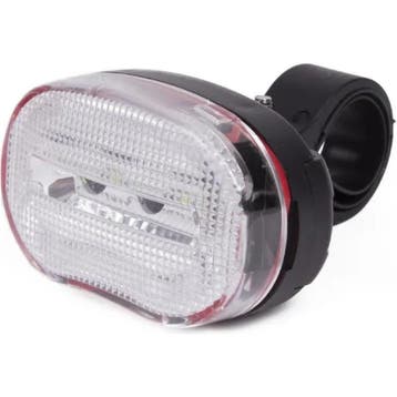 Benson Fietslamp voorkant - 3 LEDs - 4 lux - wit - batte..., Ophalen of Verzenden, Nieuw
