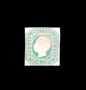 Portugal 1862 - D. Luís I 50 réis 1862/1864, Gestempeld