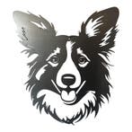 Sheltie van Cortenstaal – Tuindecoratie 363x274x2 mm, Verzenden, Nieuw