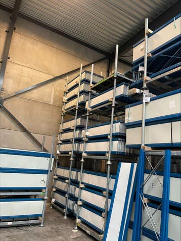 Beginsectie gebruikte Nedcon legbordstelling 2000x1220x400