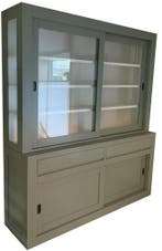 Engels groen strakke buffetkast Petten 200cm, Ophalen of Verzenden, Nieuw