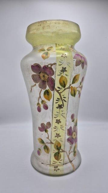 Vaas - Matglas - Art Nouveau vaas