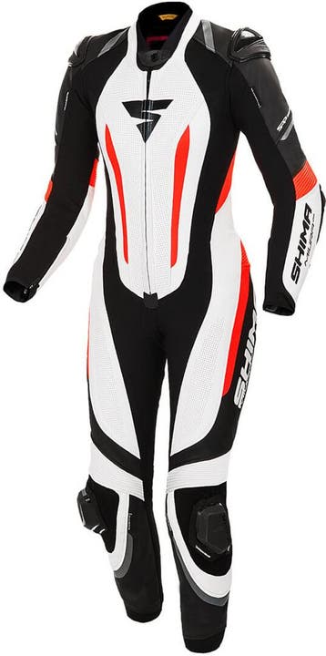 SHIMA Miura RS Dames Zwart Wit Rood 1-Delig Motorpak, Nieuw met kaartje, Verzenden, SHIMA, Overall