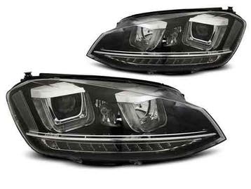 U-TYPE Black DRL geschikt voor VW GOLF 7, Auto-onderdelen, Verlichting, Verzenden, Nieuw, Volkswagen