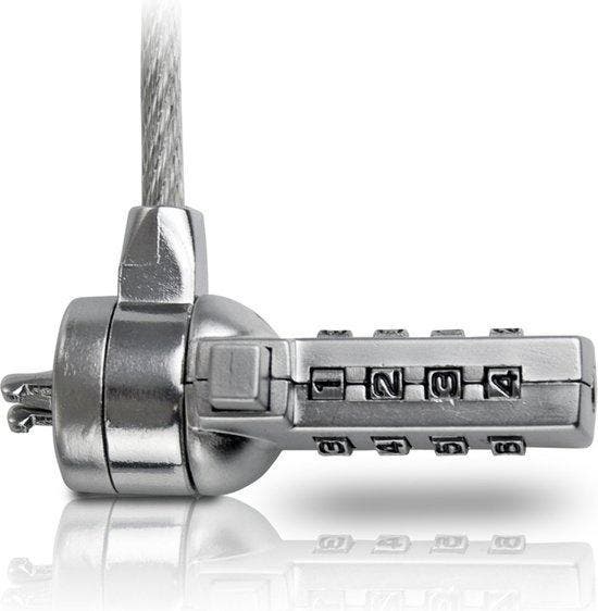 Sweex PA203 Notebook Combination Lock 1.5m Laptop, Computers en Software, Windows Laptops, Nieuw, Ophalen of Verzenden