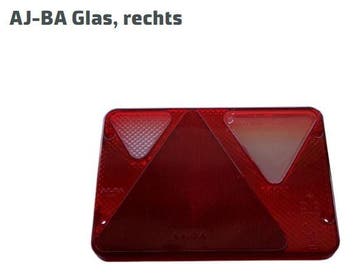 AJ-BA Glas, rechts AJ-BA Glas, rechts, Ophalen of Verzenden, Nieuw