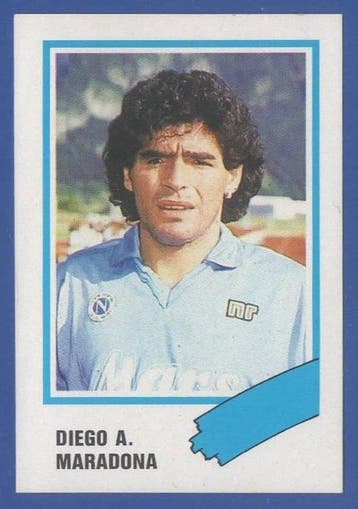 1989 Euroflash Euroflash Calcio 89 Diego A. Maradona #202, Nieuw