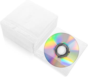 CD Hoezen 200 Stuks - Dubbelzijdig | Retourdeal 39% Korting, Kunststof, Ophalen of Verzenden, Cd's of Dvd's, Nieuw
