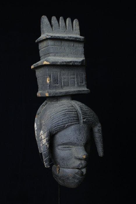 Dansmasker - Elu - Ogoni - Nigeria, Antiek en Kunst, Kunst | Niet-Westerse kunst