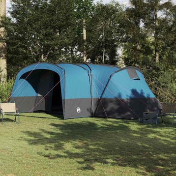 vidaXL Familietent voor 12 Personen 12-persoons Blauw en, Verzenden, Nieuw, Tot en met 2