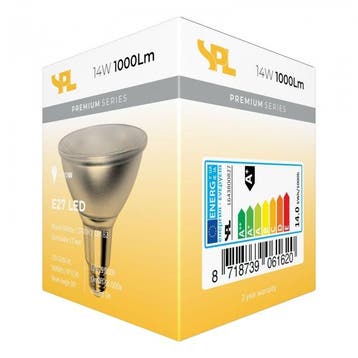SPL LED PAR38 E27 11W 1035lm 2700K 40° Dimbaar | Glas | IP6, Ophalen of Verzenden, Nieuw