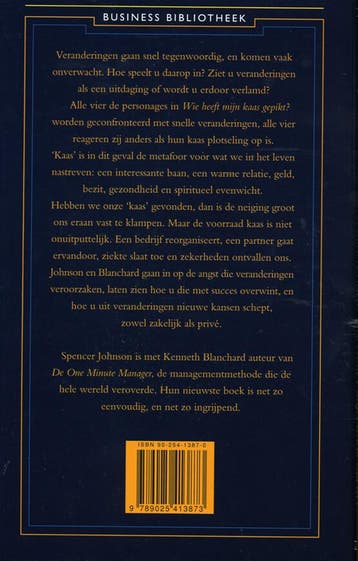 Wie heeft mijn kaas gepikt? / Business bibliotheek, Verzenden, Gelezen, Spencer Johnson