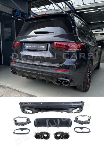 GLB45 AMG Look Diffuser voor Mercedes Benz GLB X247 SUV, Ophalen of Verzenden