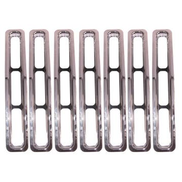 Rugged Ridge Grille Inserts Chrome 87-95 Jeep Wrangler YJ, Auto-onderdelen, Ophalen of Verzenden, Nieuw