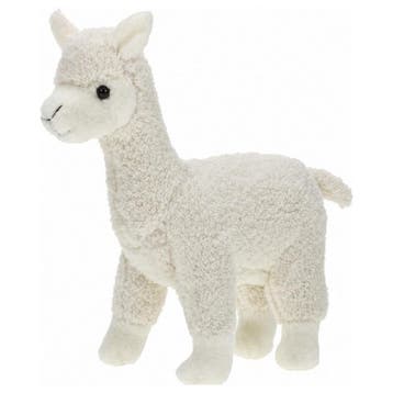Alpaca knuffel wit - pluche - 23 cm - dierenknuffel, Kinderen en Baby's, Verzenden, Nieuw