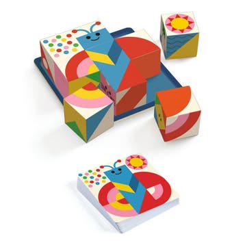 Djeco houten puzzelspel Cubologic 9 van €21,99 voor €17,90, Ophalen of Verzenden, Nieuw
