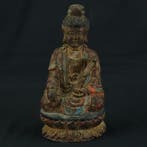Kannon Bosatsu  (Kannon Bosatsu Sitting on Lotus, Antiek en Kunst
