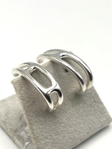 Hermès - Oorbellen Zilver, Nieuw