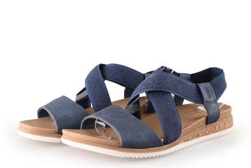 Skechers Sandalen in maat 39 Blauw, Kleding | Dames, Skechers, Sandalen of Muiltjes, Zo goed als nieuw, Verzenden