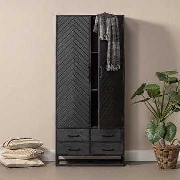 Mangohouten Kast Fianna 90 cm, Verzenden, Nieuw