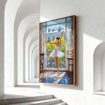 Iconica - Parisian Window - unique 1/1 XXL (150 x 100 cm)