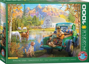 Zingend bij een Meertje Puzzel (1000 stukjes) | Eurographics, Verzenden, Nieuw