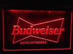 Budweiser neon bord lamp LED cafe verlichting reclame lichtb, Verzenden, Nieuw