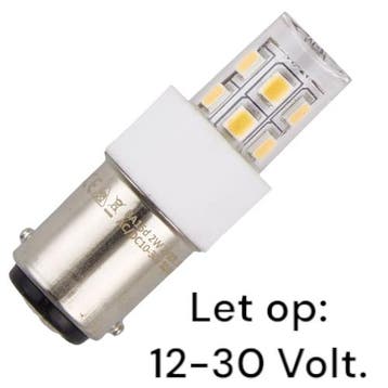 SPL LED buislamp laagvolt Ba15d 10V-30V 2W 200lm 3000K Ni..., Huis en Inrichting, Ophalen of Verzenden, Nieuw