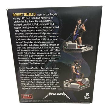 Metallica Robert Trujillo Figure KnuckleBonz Rock Icons, Verzamelen, Muziek, Artiesten en Beroemdheden, Verzenden, Nieuw