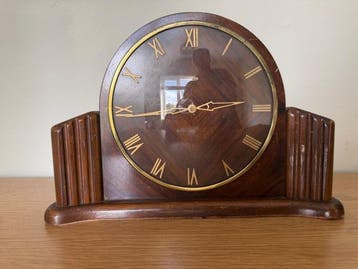 Pendule - hout,metaal - 1940-1950
