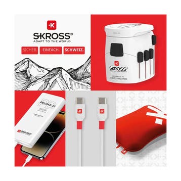 SKROSS Country Adapter World to Australia/China: reisadap..., Verzenden, Nieuw
