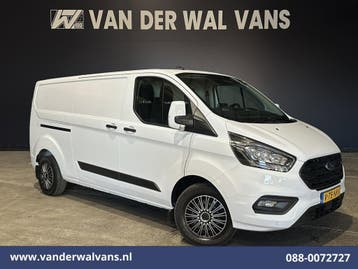 Ford Transit Custom | 2.0 TDCI 131pk L2H1 Euro6 Airco | LED, Gebruikt, Euro 6, Wit, Dealer onderhouden