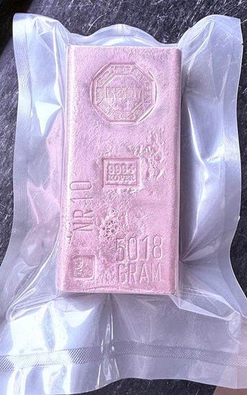 5 kilograms - Koper .999 - GC Verstegen BV - Verzegeld