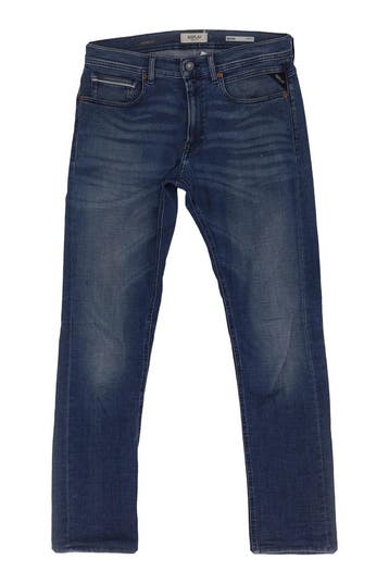 Replay Broek in maat W32 L34 Blauw, Kleding | Heren, Verzenden, Zo goed als nieuw, Blauw, Replay