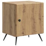 vidaXL Nachtkastje Artisanaal eiken 43 x 34,5 x 50 cm, Huis en Inrichting, Slaapkamer | Nachtkastjes, Minder dan 45 cm, Verzenden