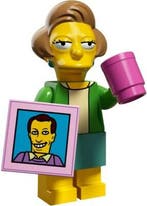 LEGO The Simpsons Series 2 - Edna Krabappel (Minifigure Only, Verzenden, Zo goed als nieuw