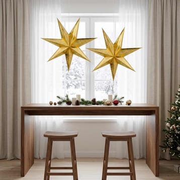 vidaXL Kerstverlichting RAAHE 2 st 10 LEDs Warmwit 45 x 6 x, Verzenden, Nieuw