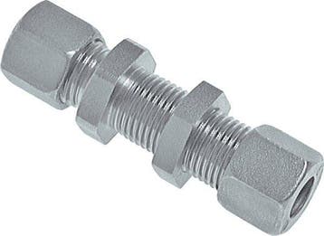 8L Zink Geplateerd Staal Rechte Snij Fitting Bulkhead 315, Verzenden, Nieuw