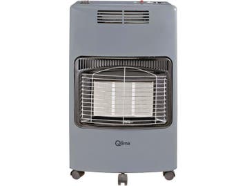 Qlima verrijdbare gaskachel hybride GH 959 RF grijs, Nieuw