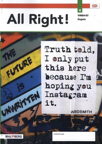 9789402077704 All Right! 4 vmbo-gt 3.1 Leerwerkboek, Boeken, Verzenden, Zo goed als nieuw, Vos