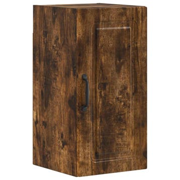 vidaXL Badkamer wandkast UTRECHT Gerookt eiken 30 x 31 x 59, Verzenden, Nieuw