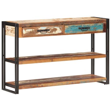 vidaXL Dressoir 120x30x75 cm massief gerecycled hout, Huis en Inrichting, 100 tot 150 cm, Verzenden, Nieuw, 25 tot 50 cm