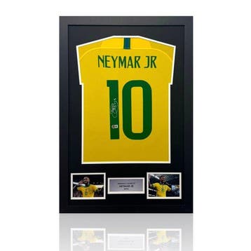 Brazil - Signed by Neymar Jr. - T-shirt, Nieuw