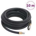 vidaXL Luchtslang hybride 0,6 10 m rubber en PVC zwart, Verzenden, Nieuw