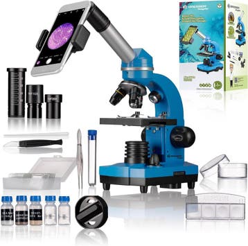 Bresser Microscoop 1600x | Retourdeal 34% Korting, Ophalen of Verzenden, Zo goed als nieuw, Elektronica, Met licht